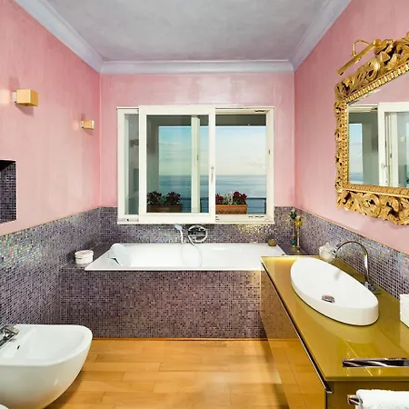 Belvilla By Oyo With Panoramic Sea View Pool Villa Letojanni